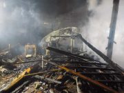 Rumah Limasan Kayu Jati Ludes Terbakar di Grobogan