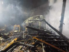 Rumah Limasan Kayu Jati Ludes Terbakar di Grobogan
