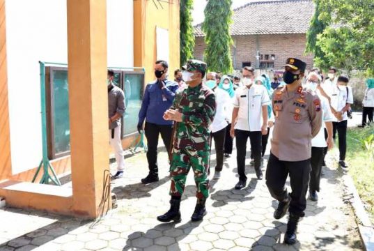 Covid-19 Melonjak, Pangdam IV dan Kapolda Perketat Prokes di Kabupaten Kudus