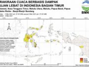Sebagian Wilayah Jakarta Diprakirakan Hujan pada Kamis Siang