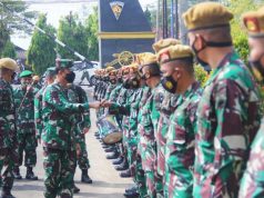 Tim Binsis Alutsista Mabes AD Tinjau Kesiapan Yonarmed 3/105 Tarik/NP Magelang