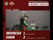 Timnas Indonesia Kalah 1-3 dari Oman