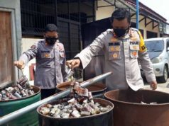 Polres Batang Musnahkan Ribuan Petasan
