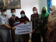 Bupati Brebes Serahkan Santunan Jasa Raharja