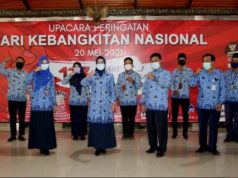 Bupati Brebes Ikuti Upacara Virtual Harkitnas