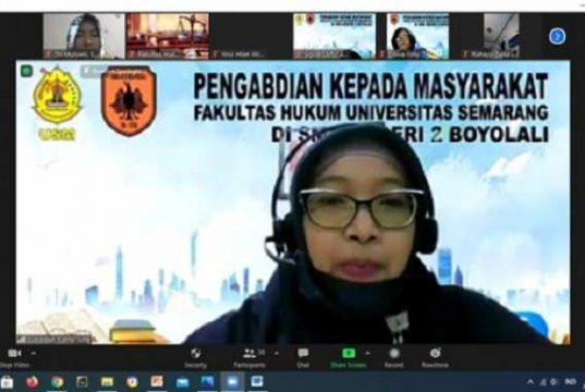 Dosen FH USM Sosialisasi Hukum di SMA Negeri 2 Boyolali