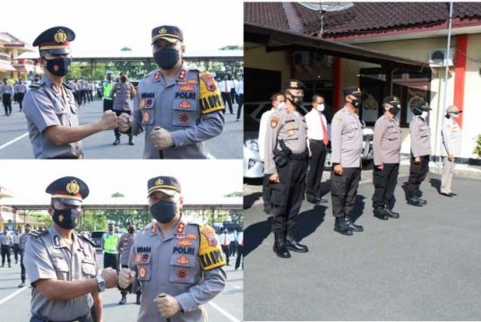 Berdedikasi Tinggi, 2 Anggota Polres Blora Mendapat Kenaikan Pangkat Pengabdian