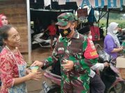 Dandim 0719 Jepara Bagi Takjil, Pemudik Dihimbau Ikuti Swab Antigen