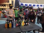 Jelang Idul Fitri, Polres Jepara Musnahkan Ribuan Botol Miras, Takbir Keliling Dilarang