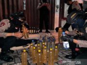 Polres Surakarta Amankan Penjual Miras di Ruko Purwosari Solo