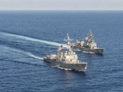 Kapal Perang AS Kembali Berlayar Melewati Selat Taiwan yang Sensitif
