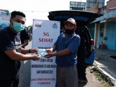 Semen Gresik Bagikan Masker dan APD untuk Dukung Rembang Bebas Covid-19