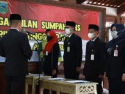 Edi Rianto Asisten I, Anna Ratnawati Kepala Dinas Tenaga Kerja, Koperasi dan UKM