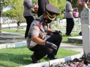 Jelang Hari Bhayangkara, Polres Kebumen Ziarahi Taman Makam Pahlawan