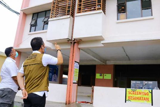 Pastikan Pelayanan Maksimal, Hartopo Kembali Sidak Tempat Isolasi Covid-19