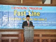 Bupati Kebumen Resmikan Fasilitas Hukum Online