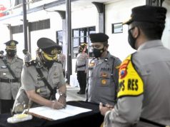 Kapolres Wonogiri Pimpin Upacara Sertijab Wakapolres