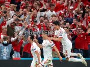 Denmark secara Dramatis Lolos ke 16 Besar