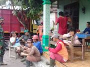 Koramil Srumbung Lakukan Sosialisasi dan Imbauan Pencegahan Covid-19