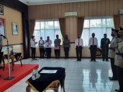 Jabatan Kapolsek Grabag Diserahterimakan, Penanganan Covid-19 Jadi Ukuran Penilaian