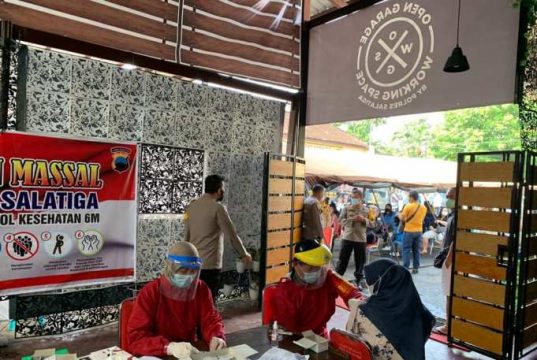 Polres Salatiga Siapkan 5.500 Dosis Untuk Vaksinasi Massal
