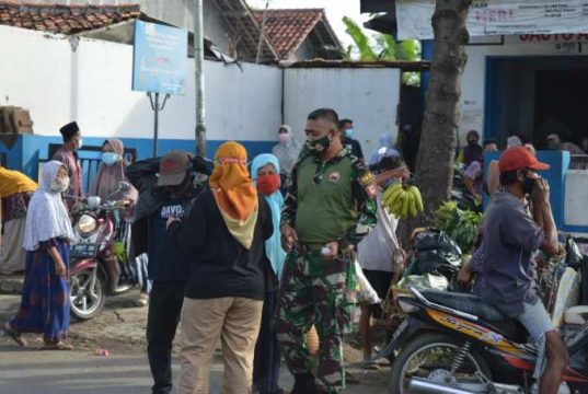 Kodim 0712/Tegal Terus Sosialisasikan Bahaya Covid-19 dan Pelaksanaan PPKM Mikro