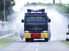 Asrama Haji Donohudan Disemprot Cairan Disinfektan
