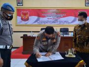 Kapolres Magelang Teken MoU Dengan Badan Usaha Jasa Pengamanan