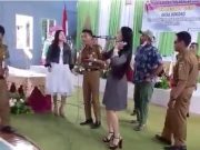 Polres Grobogan Periksa 4 Oknum Perangkat Desa Berjoget Tanpa Prokes