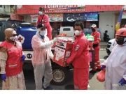 Memutus Rantai Penularan Covid 19, PMI Terus Melakukan Penyemprotan Disinfektan