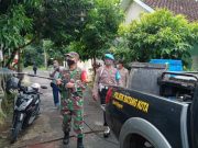 Tekan Covid-19, TNI Polri di Batang Intens Lakukan Penyemprotan Disinfektan