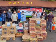 Bantuan untuk Dapur Umum Satgas Covid-19 Polres Tegal Kota Terus Mengalir