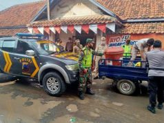Tiga Pilar Dukuhturi Kabupaten Tegal Lakukan Penyemprotan Disinfektan Massal