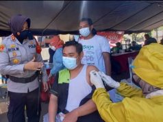 Cukup Bawa KTP Warga Bisa Vaksin di Polres Tegal Kota