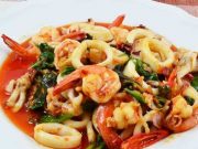 Resep: Tumis Udang Kemangi Pedas Mantap