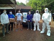 Mbak Rerie Bantu Penyemprotan Disinfektan di Jepara