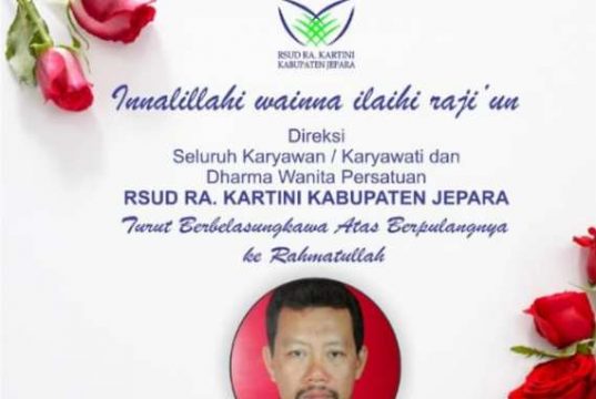 Seorang Nakes RSUD RA Kartini Kembali Gugur Direnggut Covid-19.