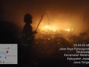 Swalayan Adijaya Welahan Terbakar, Kerugiaan Ditaksir Capai Rp 1,5 Milliar