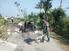 Babinsa Imbau Masyarakat Selalu Terapkan Prokes Dalam Segala Kegiatan
