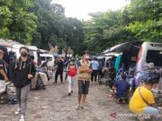 Sejumlah Pedagang Masih Berjualan di Alun-alun Solo