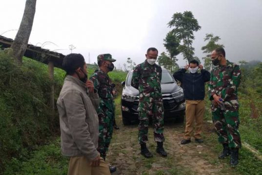 Dandim Cek Lokasi TMMD Sengkuyung Tahap II Desa Mangli