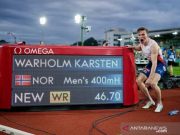 Karsten Warholm Patahkan Rekor Dunia Lari Gawang 400 Meter