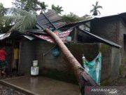 Dua Rumah Warga Rusak dan Seorang Terluka Akibat Angin Kencang