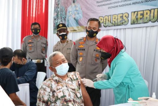 Gerai Vaksin Presisi Dosis 2 Polres Kebumen Siapkan 450 Dosis