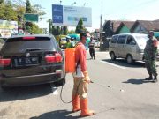 Tim Gabungan Wonogiri Melakukan Penyekatan di Perbatasan Jateng-Jatim