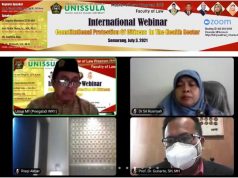 MIH Unissula Hadirkan Pakar Internasional Bahas Perlindungan Kesehatan