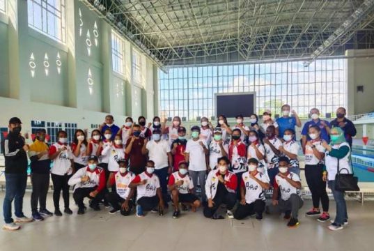 Tim Renang Papua Jajal Tempat Lomba untuk Pertama Kali