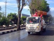 PMI Pinjam Gunner Spray Truk Semprot Disinfektan Fasilitas Umum
