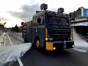 Polres Magelang Gencarkan Penyemprotan Disinfektan Dengan Kendaraan Taktis