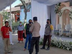 Polisi Menghentikan Acara Resepsi Ngunduh Mantu